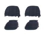 Spitfire Mk1 Leather Seat Cover Kit - Black - RL1580BLACK